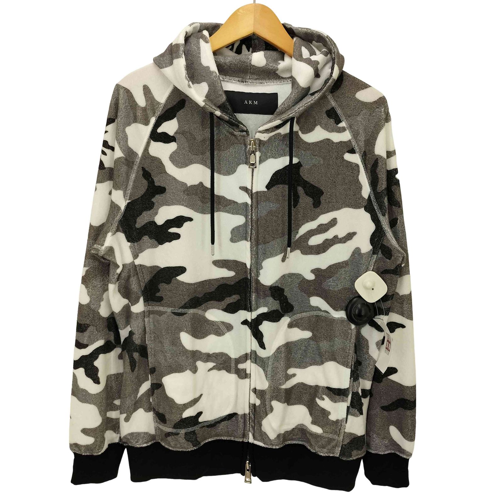 エーケイエム AKM 23SS ORIGINAL SILKY TENCEL PILE RAGLAN ZIP PARKA