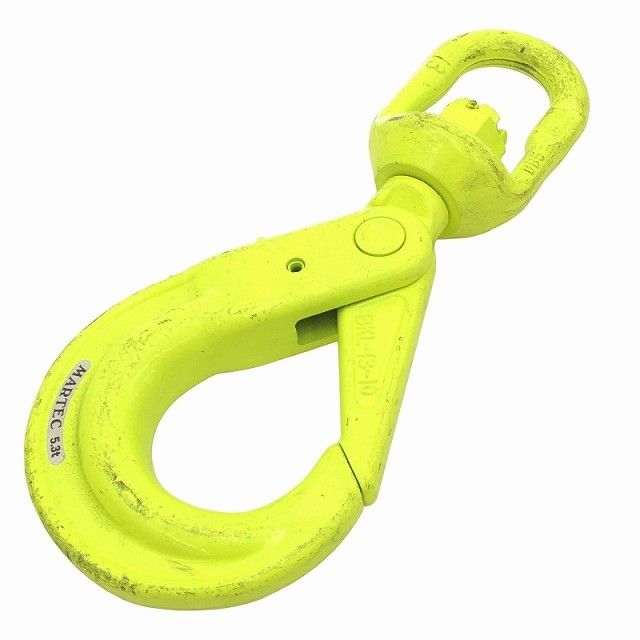 4本セット MARTEC マーテック スイベルフック BKL-13-10 5.3ton ラッチロック ロッキングフック チェーンスリング用 吊り具117321