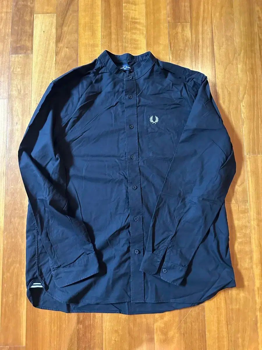 FRED PERRY(フレッドペリー) スタンドカラー シャツ XL （ 110 ー 115 ） オーバーサイズ