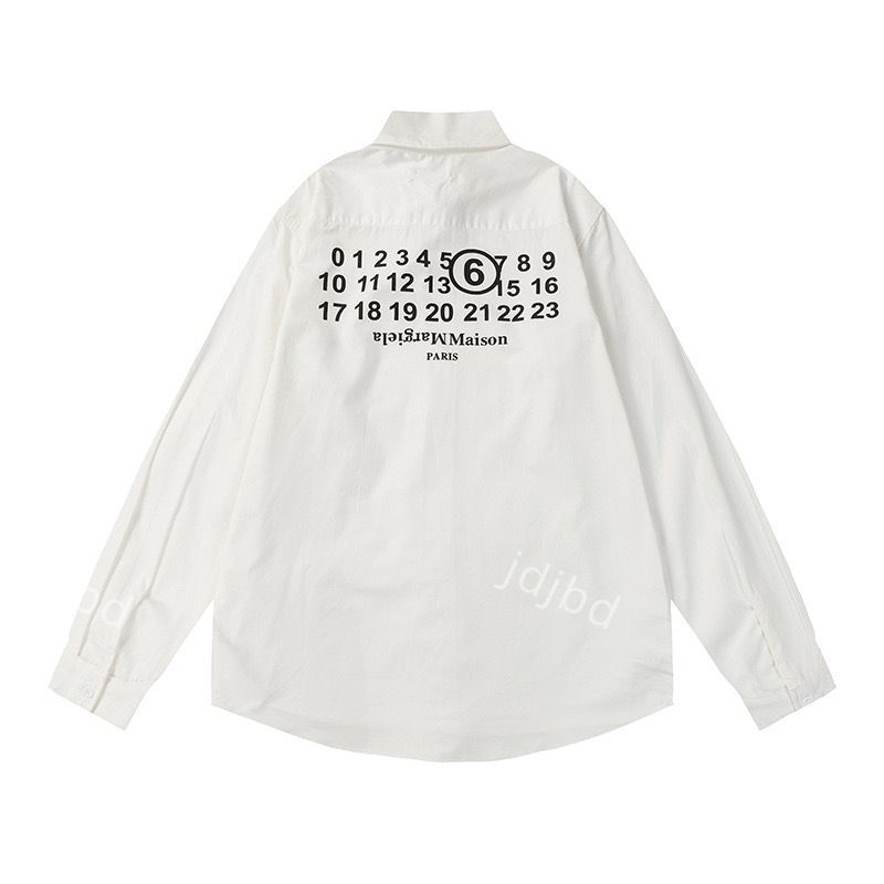 Maison margiela メゾンマルジェラ シャツ ジャケット MM6   ホワイト男女 長袖【全新正規品】