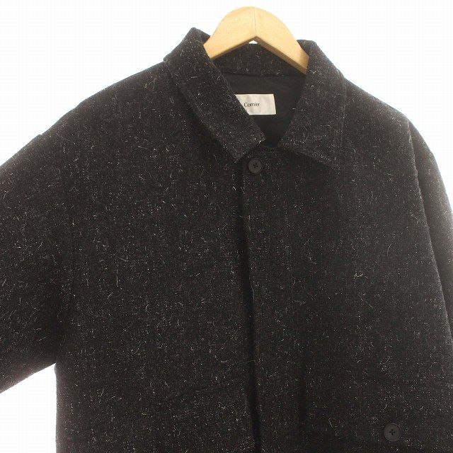 コルニエ CORNIER KEMP WOOL SILK TWEED BLOUSON ケンピウールシルク 