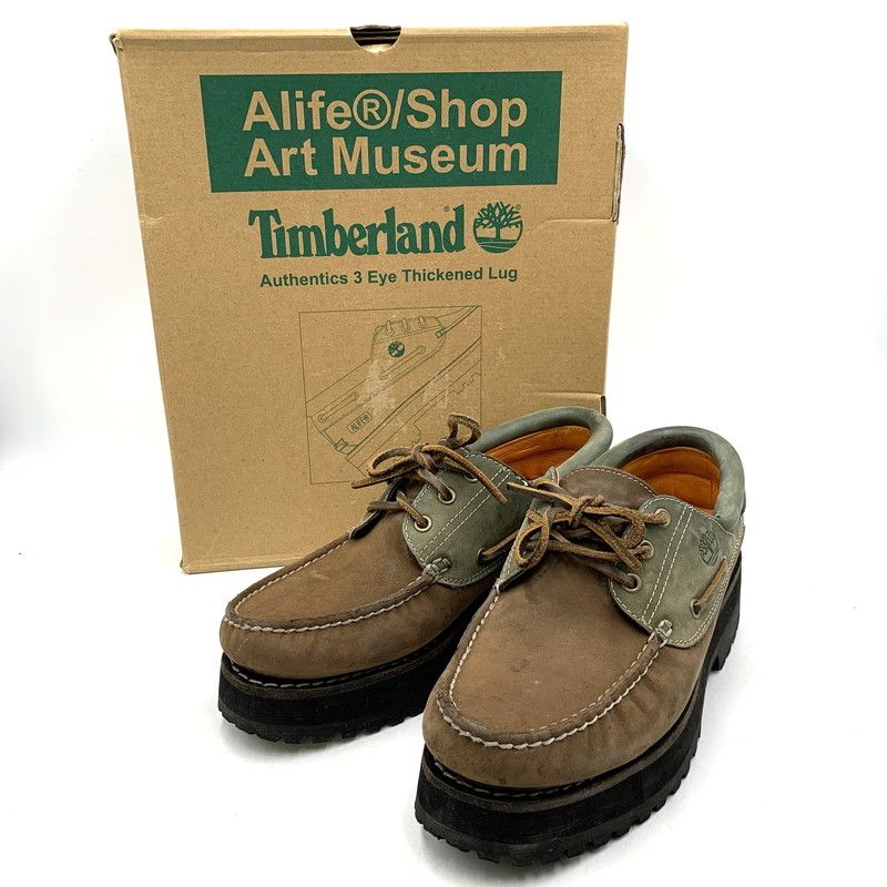 品 Timberland ティンバーランド × ALIFE エーライフ AUTHENTIC 3EYE LUG A2QNK オーセンティック 3アイ ラグ シューズ 靴 164-251005-as-17-izu