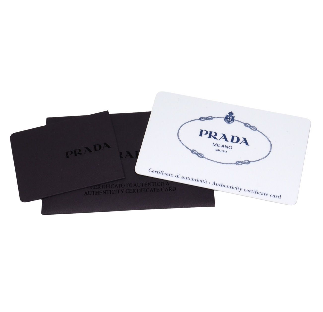 PRADA プラダ デニム ポーチ 1N0693 トライアングルロゴ 黒 ブラック 