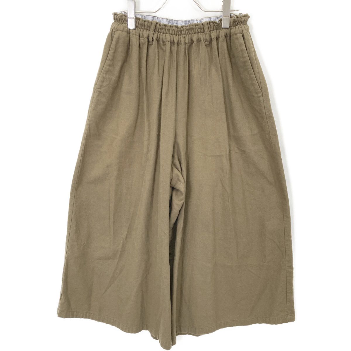 Pallas Palace パラスパレス TFPT-2612C カーキ ワイドパンツ O