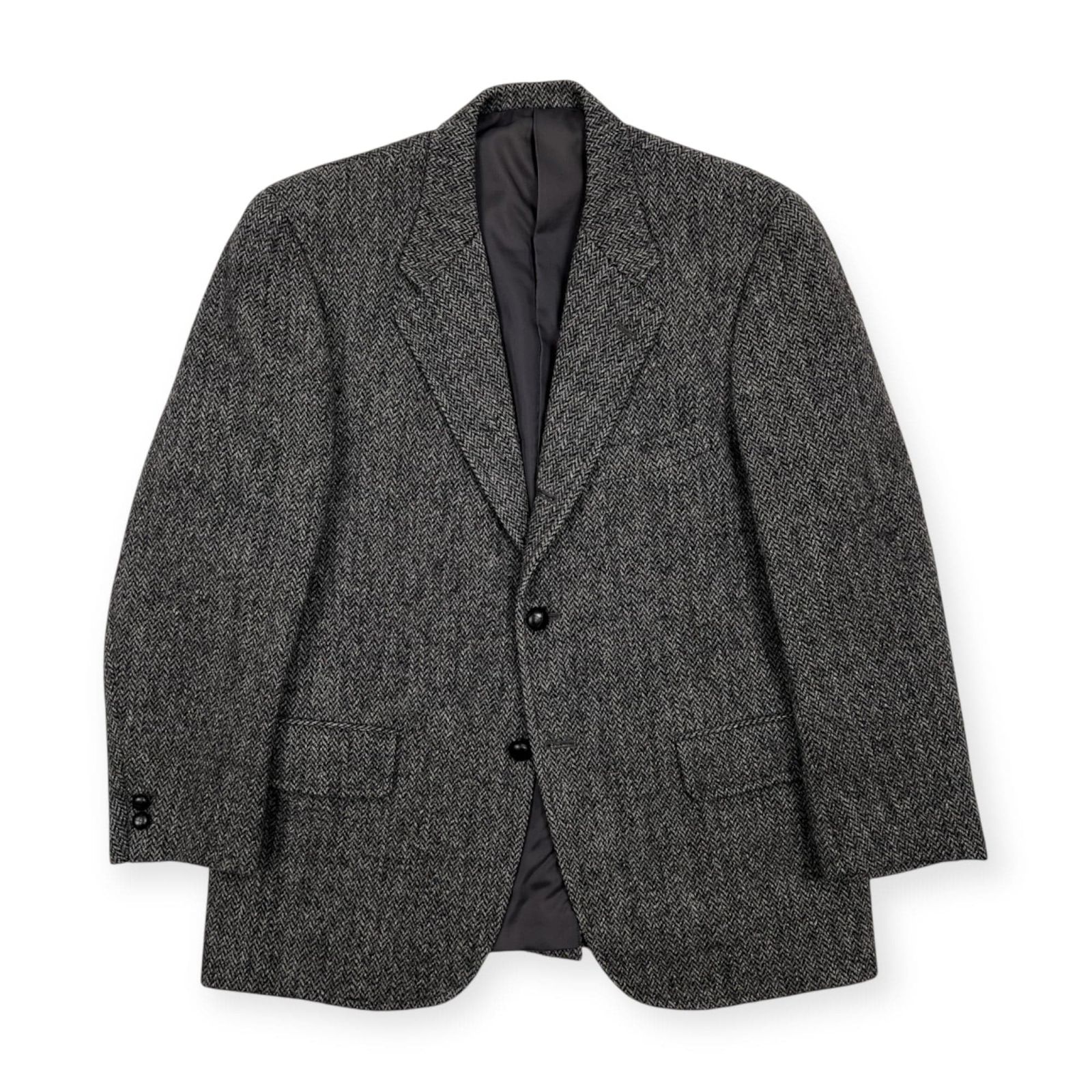 Kent ケント × Harris Tweed ハリスツイード ヘリンボーン 段返