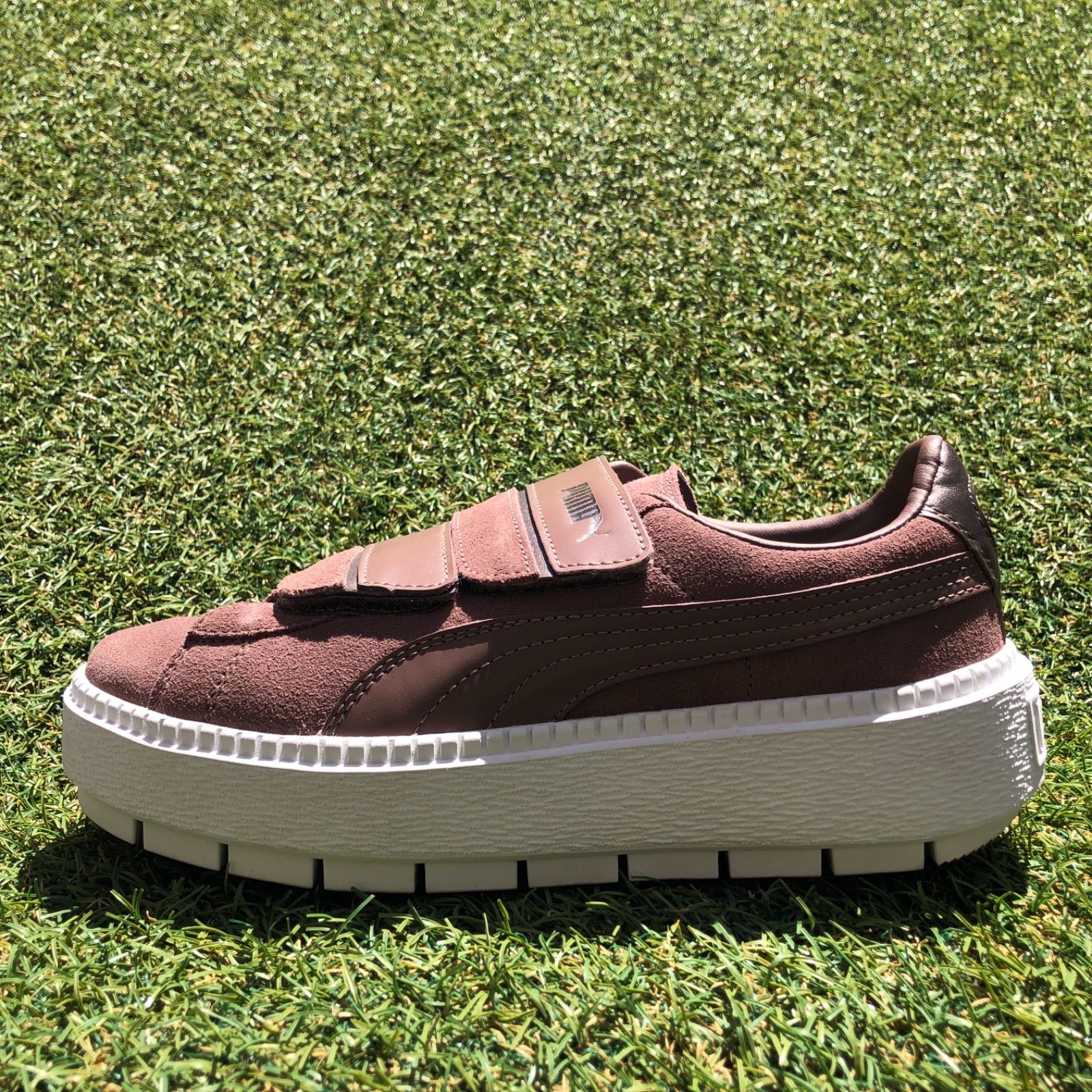美品23 PUMA プーマ プラットフォームトレース ストラップ E633 美品23 PUMA プーマ プラットフォームトレース ストラップ E633