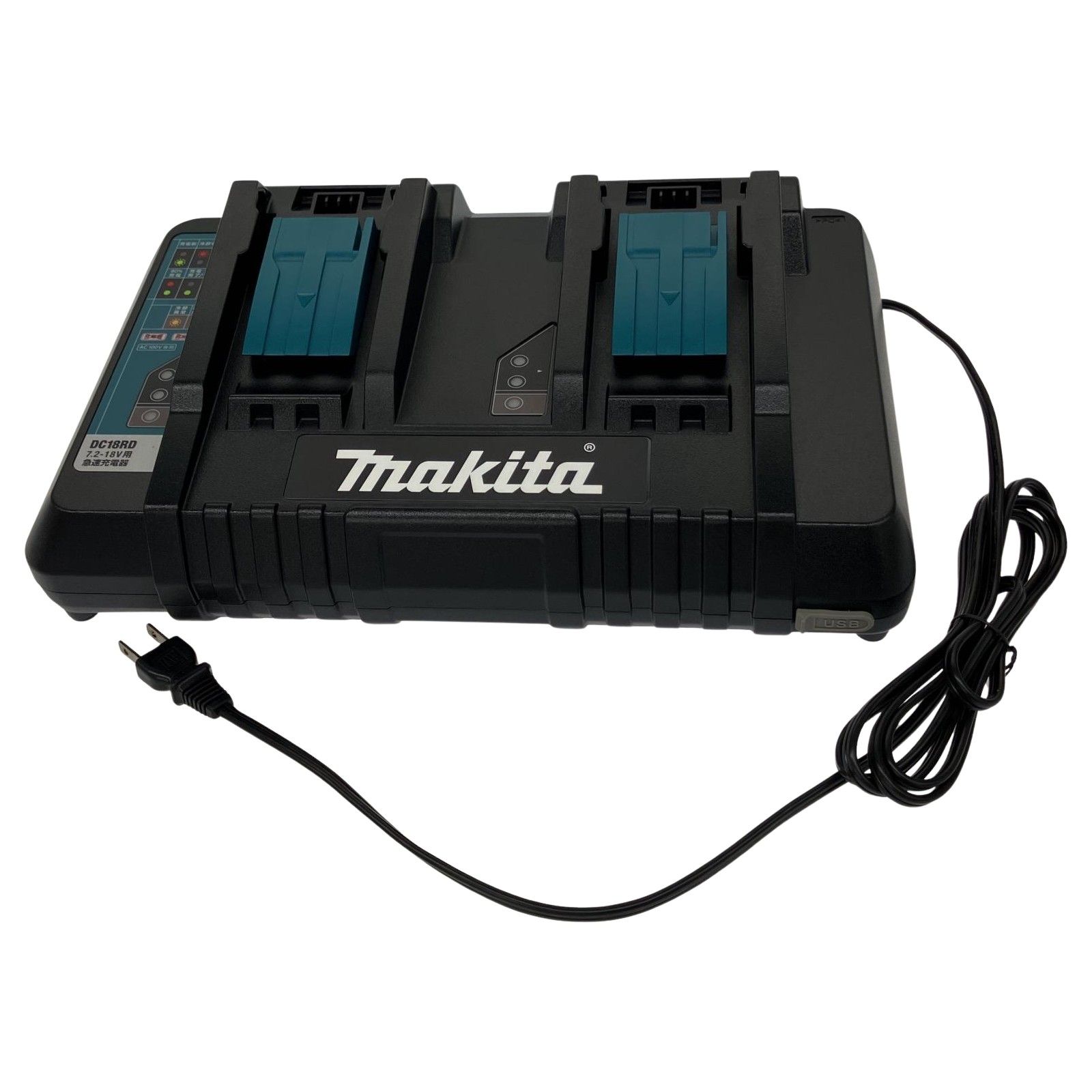 △△MAKITA マキタ 2口急速充電器 DC7.2V〜18V USB DC18RD