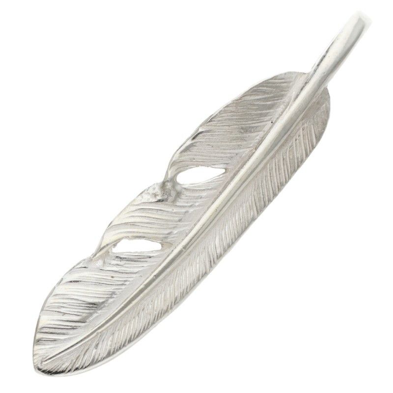 ゴローズ SVフェザー 小 右向き ネックレストップ メンズ