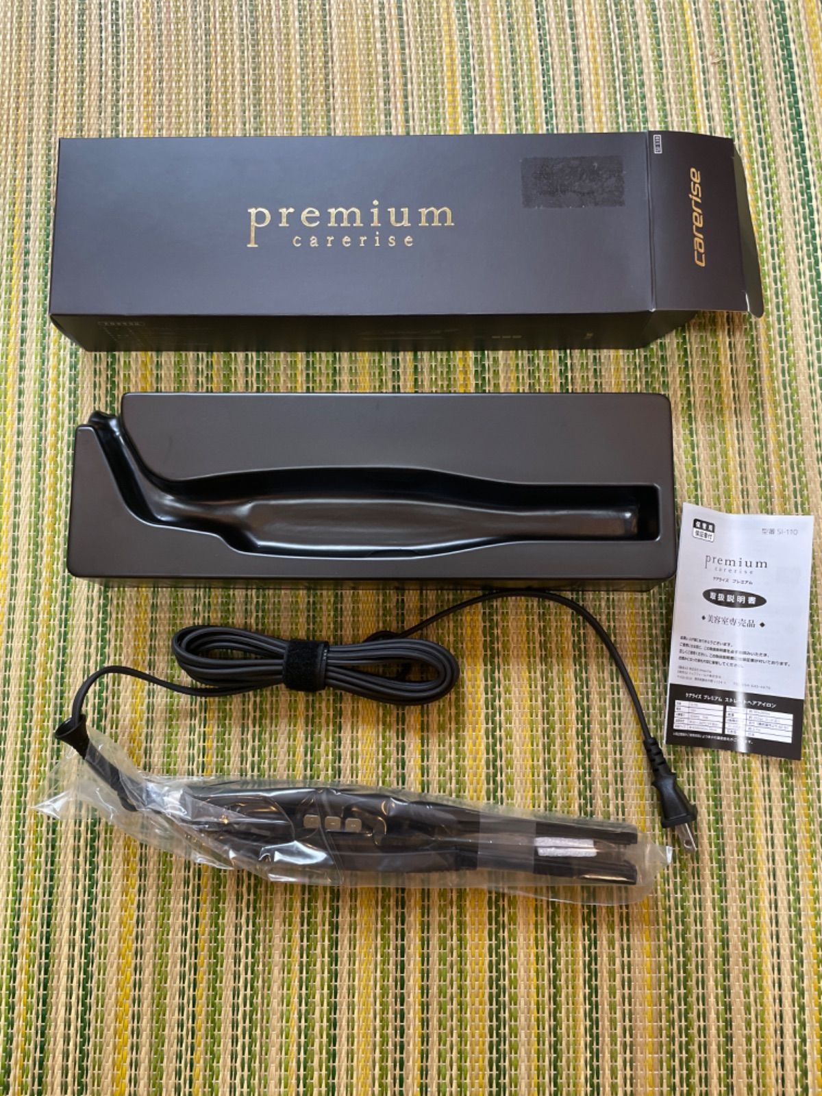 ケアライズ　premium ストレートヘアアイロン 200℃ 楽天市場】ケアライズ プレミアム ストレート アイロン 美容室