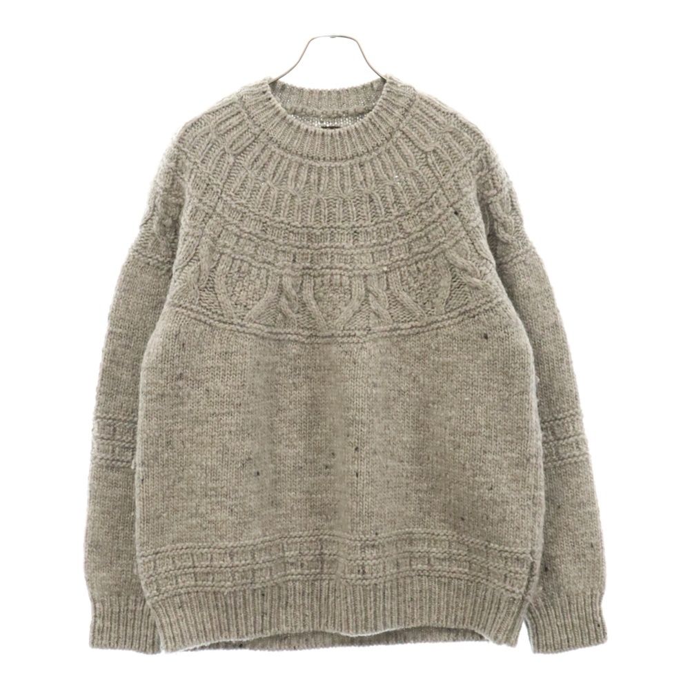 BATONER (バトナ―) SPREAD ALAN CREW NECK スプレッド アラン クルー 