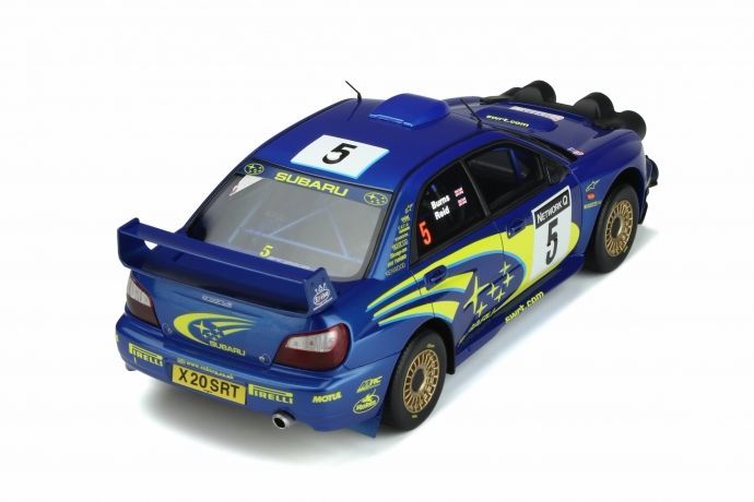 1/18 OTTO スバル インプレッサ WRC 2001 オットー 1/18 スバル インプレッサ GDB WRC #5 2001 ナイト