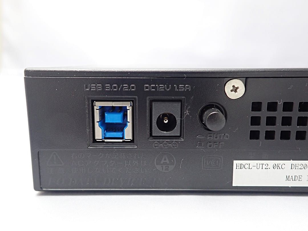 3TB 外付けHDD HDCL-UT3.0KC 2台セット　中古品 3TB 外付けHDD HDCL-UT3.0KC 2台セット 中古品 IODATA HDCL-UT3.0KC
