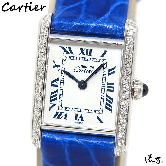 OH済み Cartier カルティエ タンク マスト ドゥ ブルー OH済み Cartier カルティエ タンク マスト ドゥ ブルー