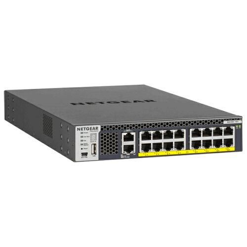 最安値，新品 【新品・2営業日で発送】NETGEAR ネットギア PoE+500W10ギガビット16ポートL3フルマネージスイッチ M4300-16X(XSM4316PB-100AJS) スイッチングハブ