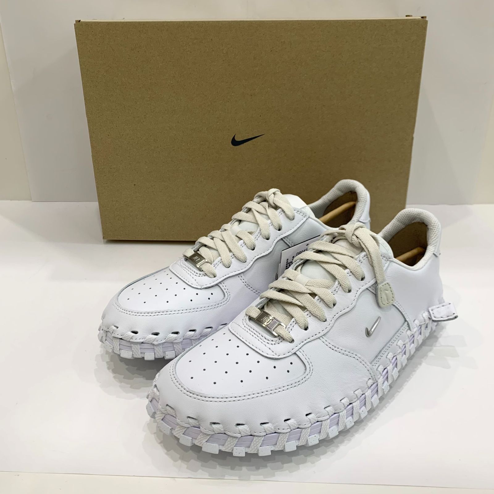 未使用 JACQUEMUS NIKE WMNS J FORCE 1 LOW LX WHITE US9.5 26.5cm 