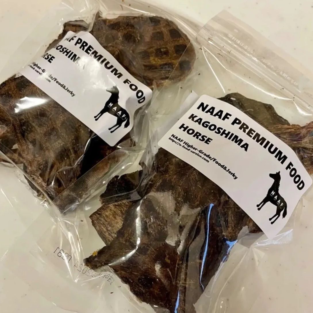 NAAF 馬 赤身ジャーキー 犬オヤツ、犬無添加オヤツ、犬用ペット
