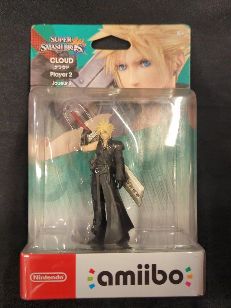 新品　amiibo クラウド　1P/クラウド　2P(大乱闘スマッシュブラザーズ) amiibo クラウド 2Pファイター（レビュー） - ぬーまいと工房