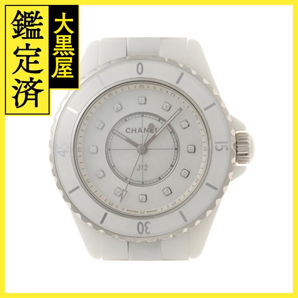 シャネル J12 12Pダイヤ H5704 【436】 - メルカリ 