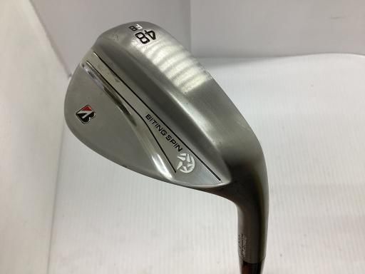 ブリヂストン BRIDGESTONE BITING SPIN ノーメッキ 48° 08°F ウェッジ WG 純正特注シャフト フレックスS メンズ 男性用 右利き 右用 Cランク ゴルフクラブ