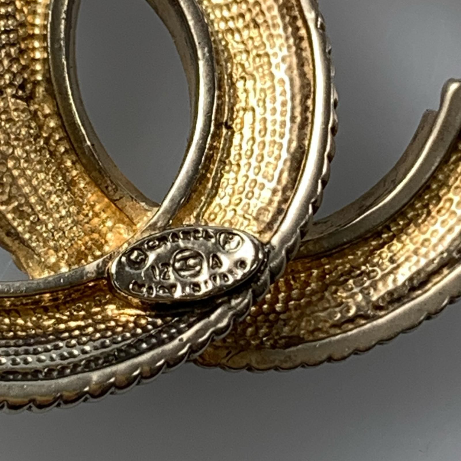 姫路東店】 中古 CHANEL | シャネル ブローチ ラインストーン付きココ  