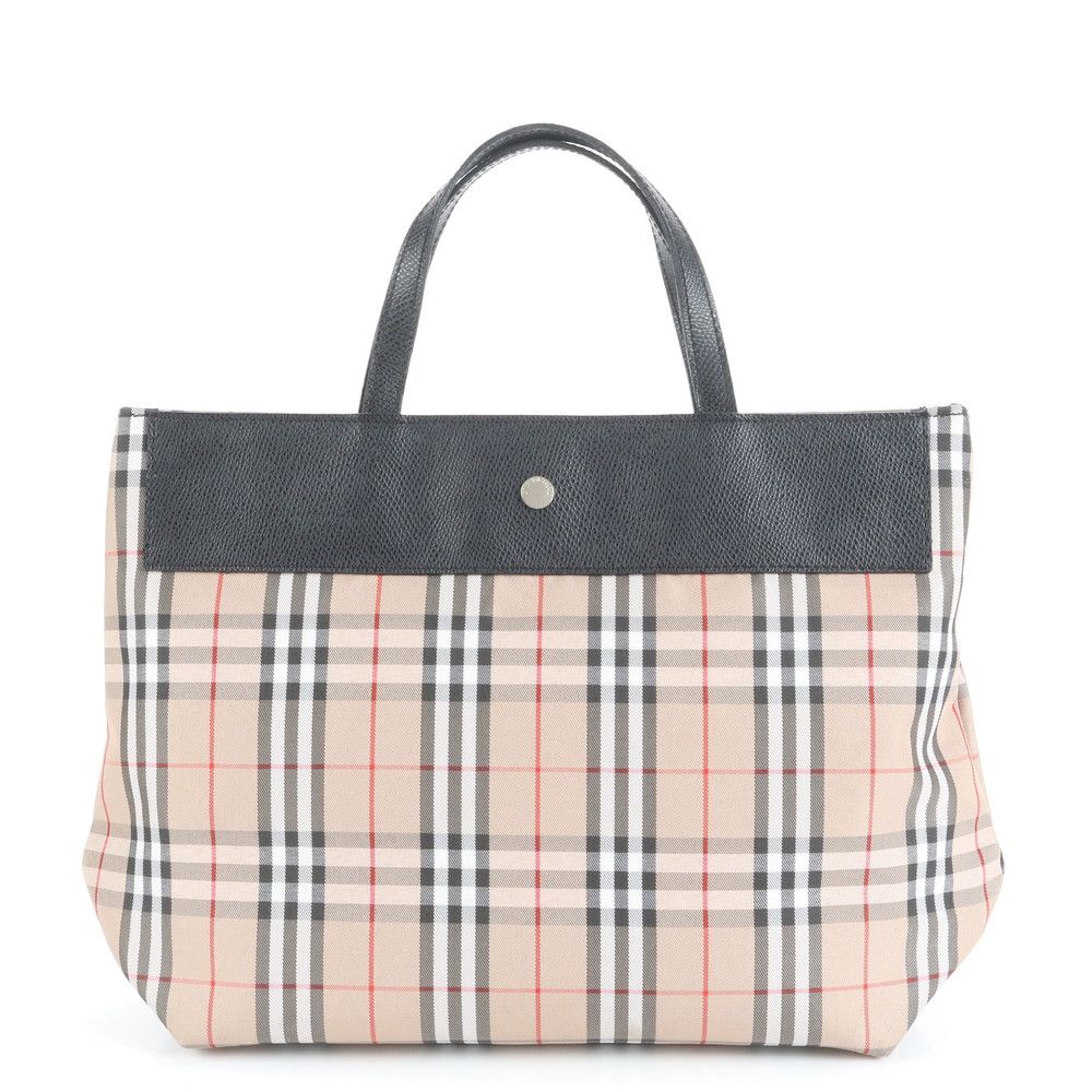 バーバリー トートバック ノバチェック 本革 肩掛け A4 男女兼用 美品＊バーバリー ハンド トート ショルダーバッグ A4 ノバチェック