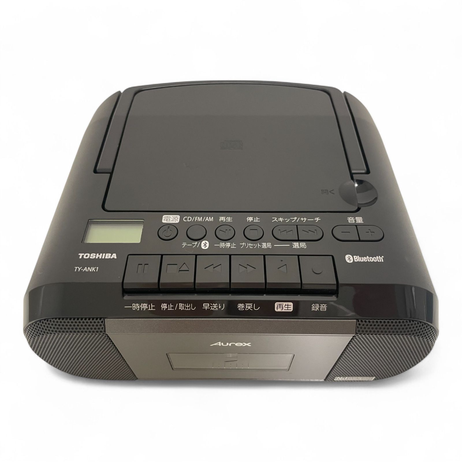 TOSHIBA 東芝 TY-ANK1 CDラジオカセットレコーダー TOSHIBA ω東芝 オーディオ【TY-ANK1(K)】ブラック CDラジオ
