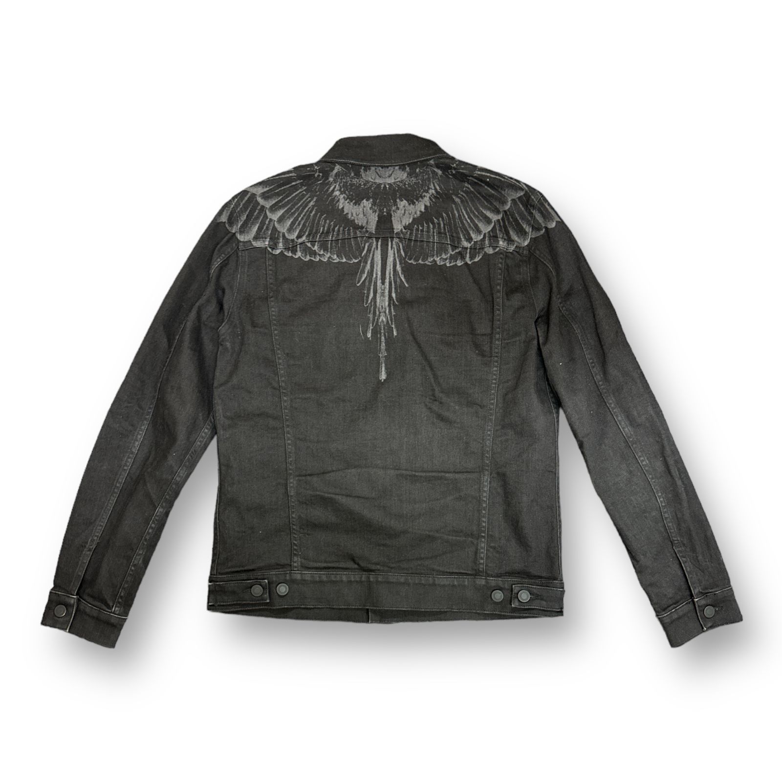 国内正規 MARCELO BURLON フェザー柄 デニムジャケット Gジャン マルセロバーロン S 62221A - メルカリ