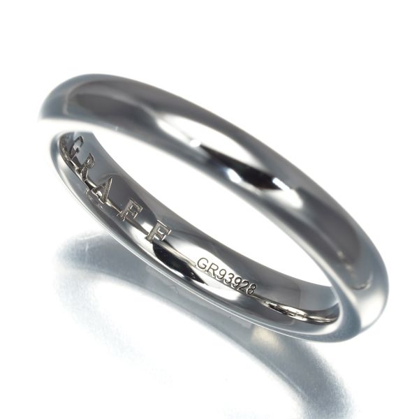 グラフ リング Dシェイプ ウェディングバンド 12号 Pt950 #170885  