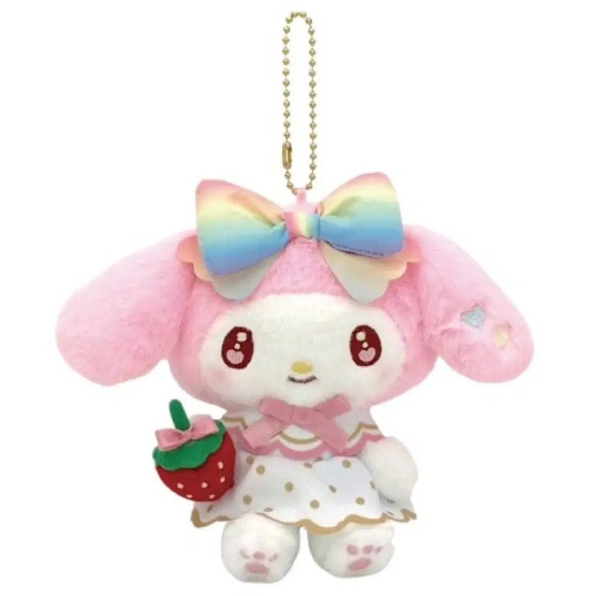 マイメロディー Sanrio サンリオ いちご新聞 50 記念日 キーリング