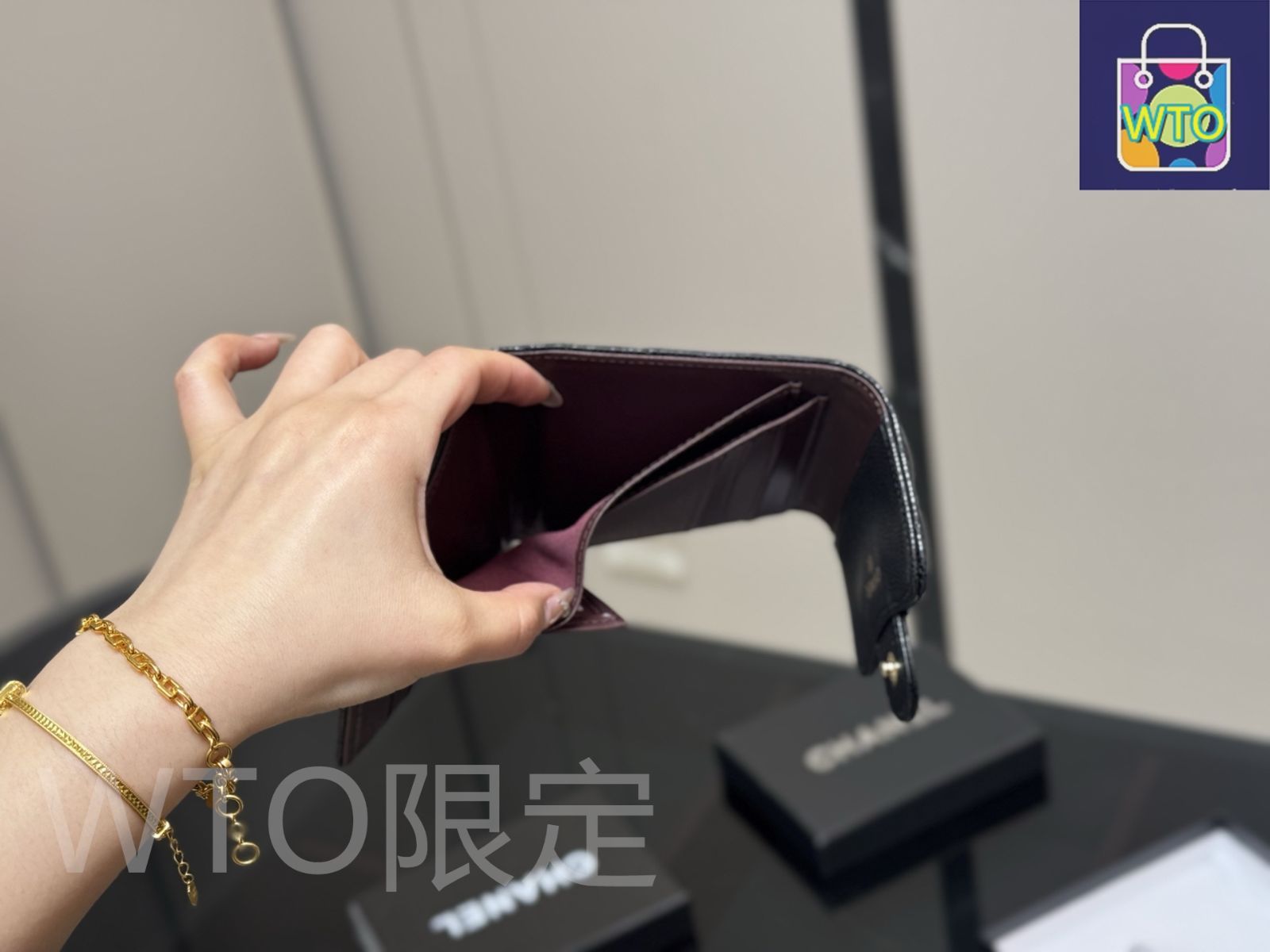 【Chanel】シャネル★short wallet★ショートウォレット★未使用 今日特価】Chanel Short Wallet シャネル ショートウォレット