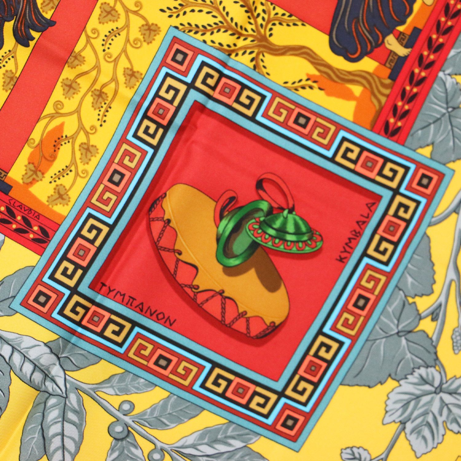 美品】HERMES エルメス カレ90 シルク スカーフ 古代ローマ / KYMBALA  