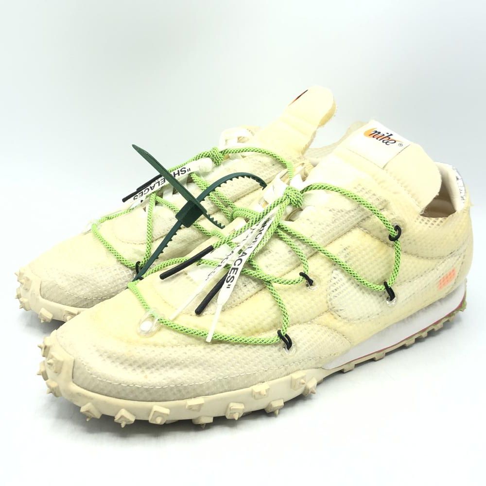 NIKE×Off-White Women s Waffle Racer White 29cm CD8180-100 NIKE×Off-White ウィメンズ ワッフルレーサー ホワイト 17