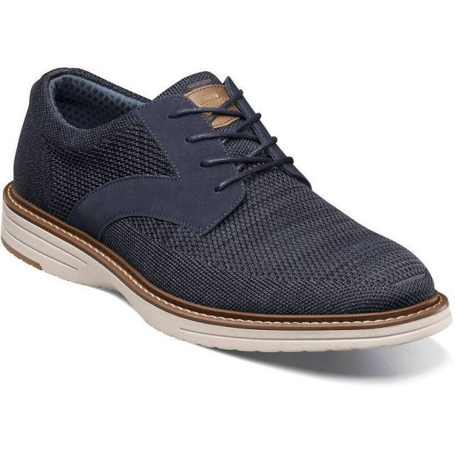 【送料無料】 ノンブッシュ メンズ オックスフォード シューズ Nunn Bush Griff Men's Knit Plain Toe Oxford Shoes Navy Multi