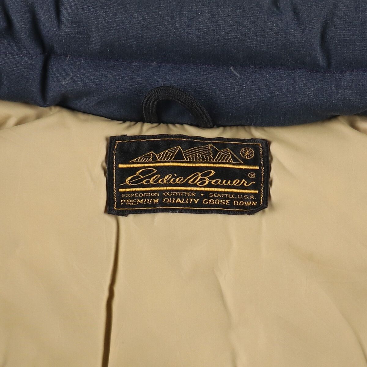 古着 80~90年代 エディーバウアー Eddie Bauer 黒タグ ダウン  