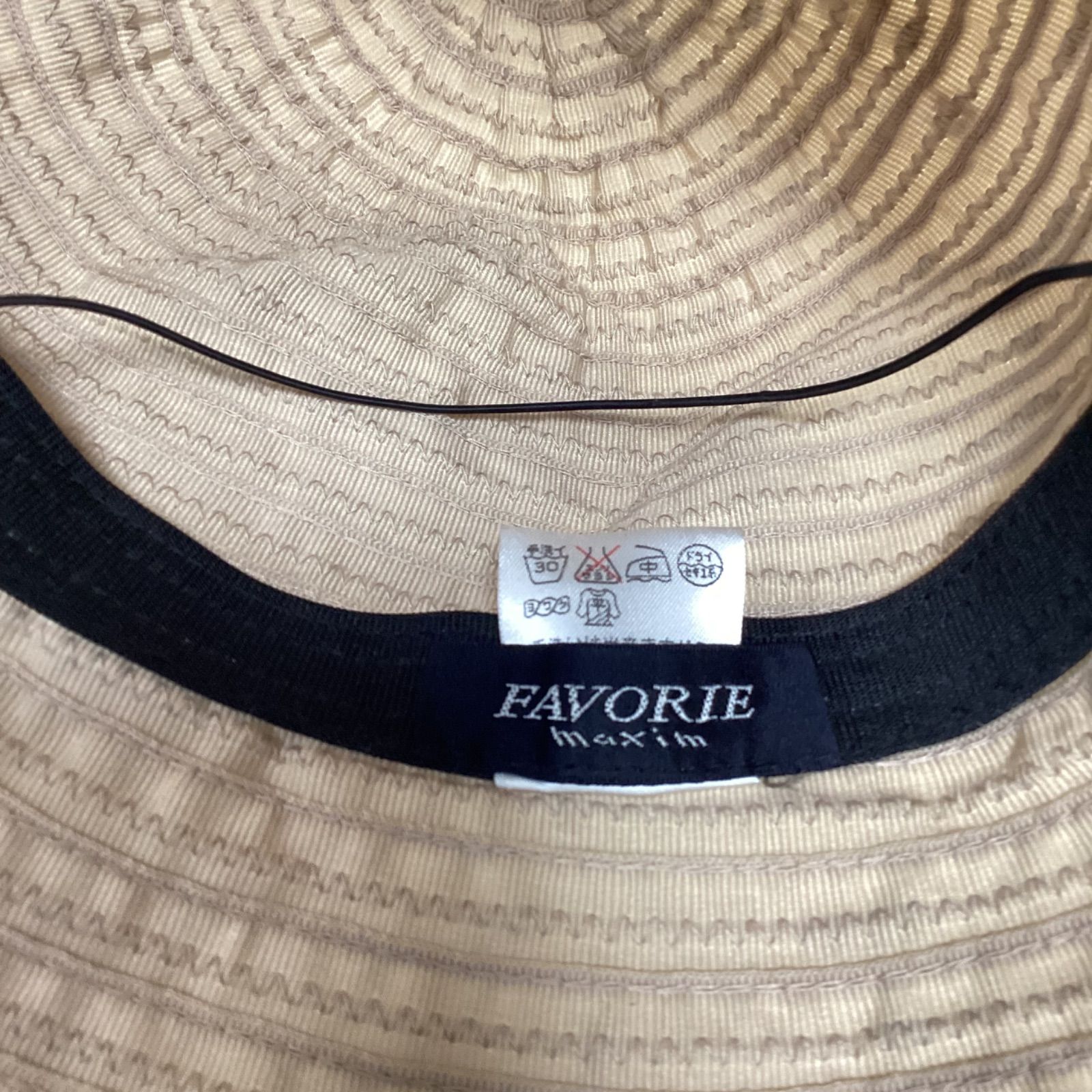 帽子 maxim FAVORIE マキシン FAVORIE バケットハット コットン 日本製 帽子