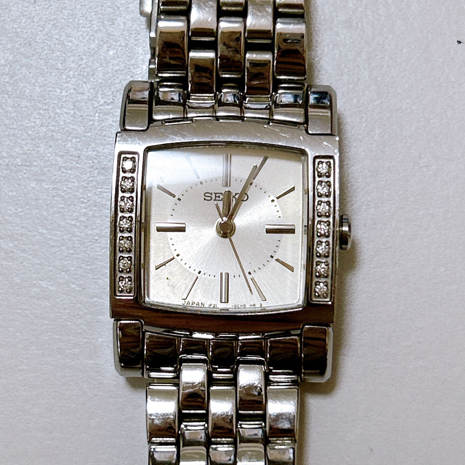 SEIKO Exceline エクセリーヌ 1F20-0J50 クォーツ 腕時計 楽天市場】セイコー 1F20-0AW0 エクセリーヌ 6P ダイヤモンド