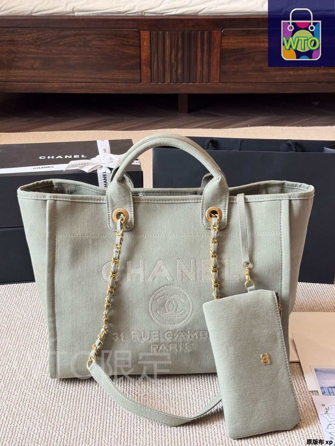 今日特価】Chanel シャネル ビーチトートバッグ 容量が非常に