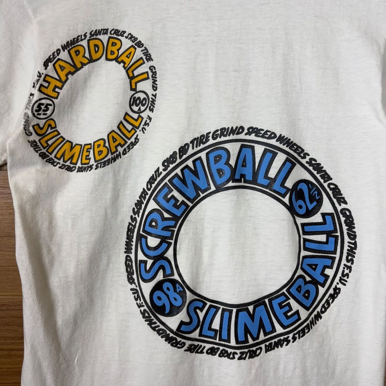 USA製 80s SLIMEBALL スライムボール マルチ プリント T-sh Tシャツ 