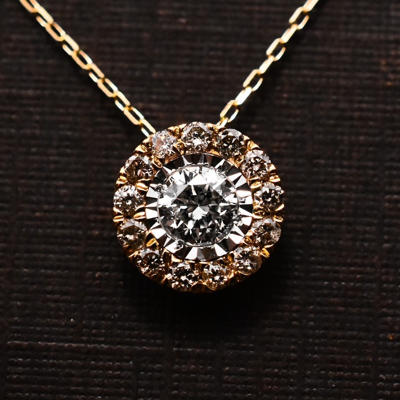 大特価》K18ダイヤモンド0.23ct ネックレス18金 アクセサリー