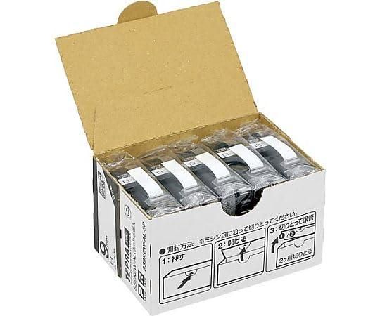 キングジム　テプラ　ＰＲＯ　テープカートリッジ　アソートパック　１２ｍｍ・２４ｍｍ　白／黒文字　ＳＳ１２Ｋ２４Ｋ−１０Ｐ　１パック（１０個：各５個） たのめーるキングジム テプラ PRO テープカートリッジ アソート