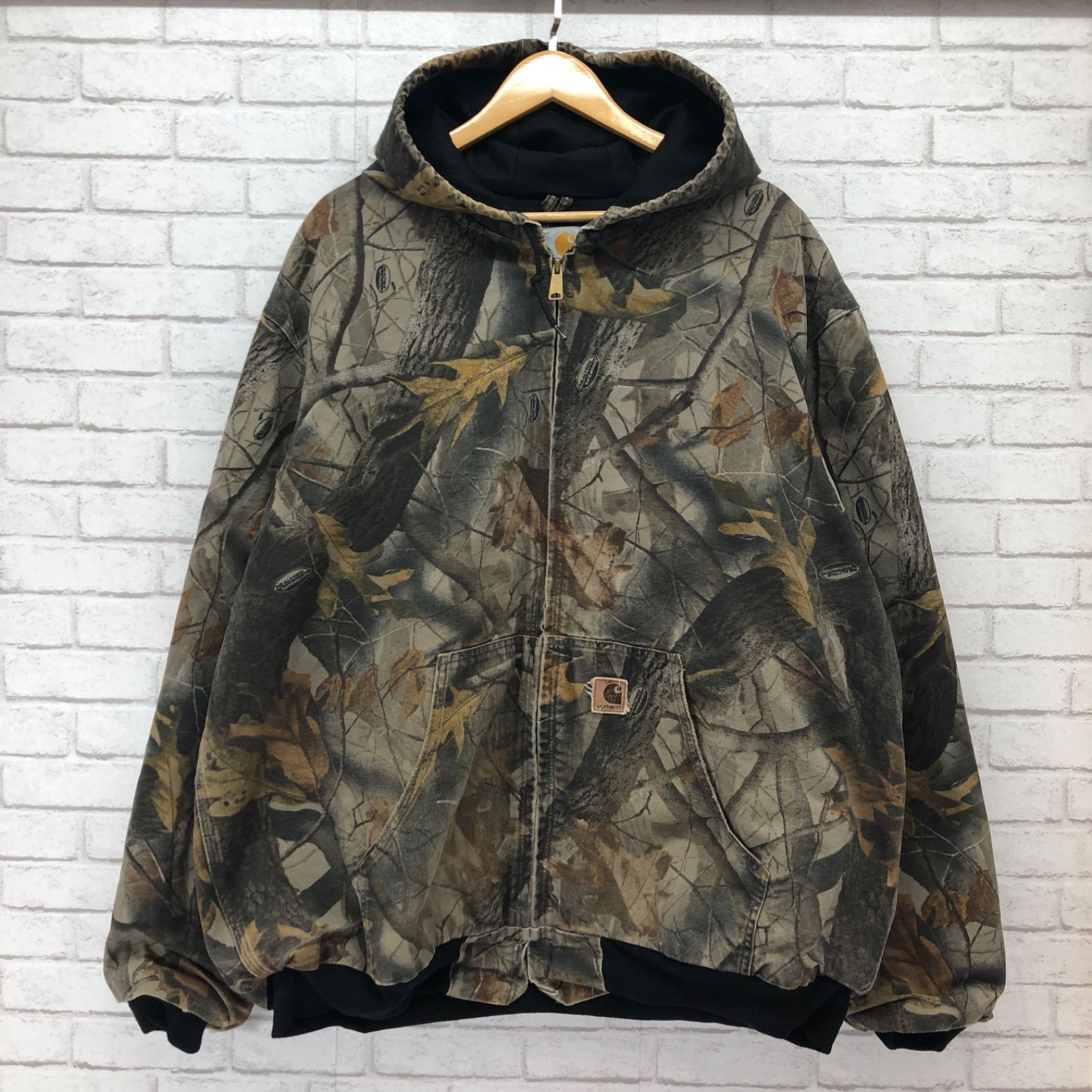 ▶︎sr カーハート アクティブジャケット リアルツリー 中古 L まっ