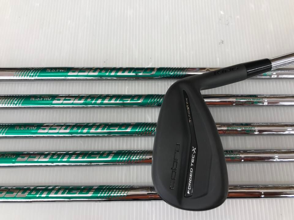最短 KING FORGED TEC BLACK 2025 | R | NSプロ950GH neo | | アイアンセット | コブラ