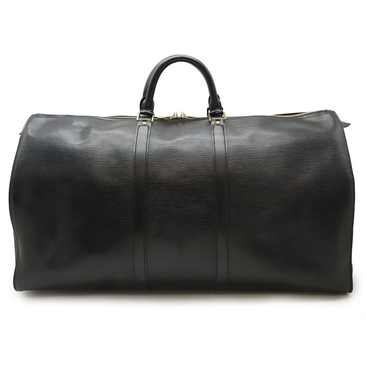 LOUIS VUITTON ルイ ヴィトン エピ キーポル55 ボストンバッグ 旅行カバン トラベルバッグ レザー ノワール 黒 ブラック M59052