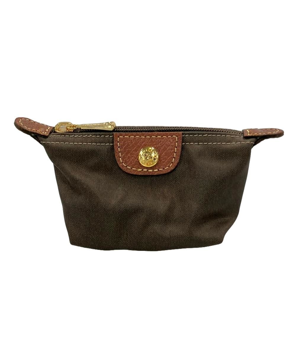 【付属品付】ボッテガヴェネタ コインケース ラム／ダークブラウン 中古】 ボッテガヴェネタ BOTTEGA VENETA イントレチャート