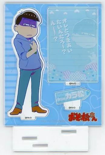 中古】アクリルスタンド・アクリルパネル カラ松 ゲス松 アクリル