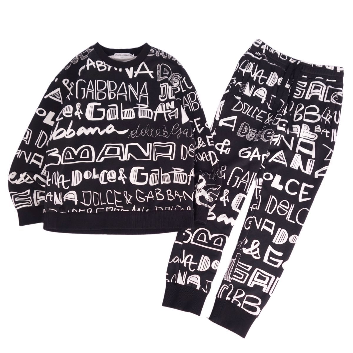 美品 ドルチェ&ガッバーナ DOLCE&GABBANA セットアップ スウェット 
