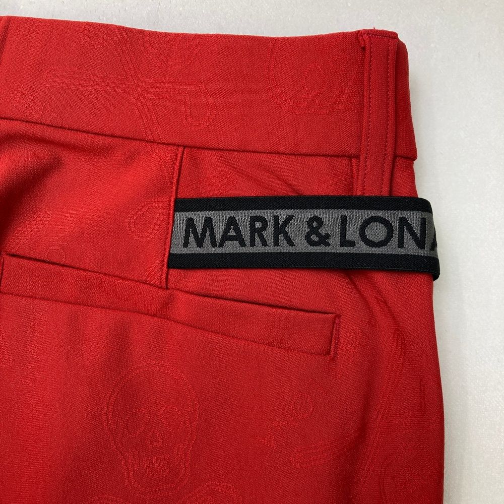 サイズ：38 MARK&LONA マークアンドロナ ストレッチパンツ レッド系