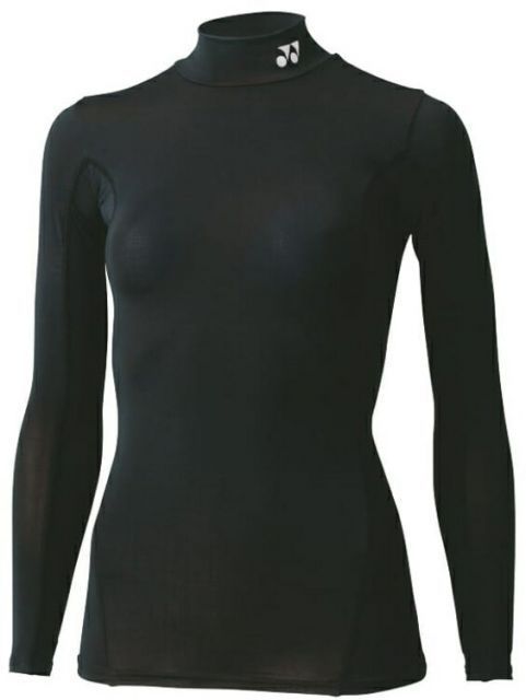 YONEX ヨネックス レディースハイネックナガソデシャツ BK サイズ S STB-F1504 7 | スポーツブランド インナー トップス ウェア レディース ウィメンズ ハイネック 長袖 UVカット 吸汗速乾 ストレッ