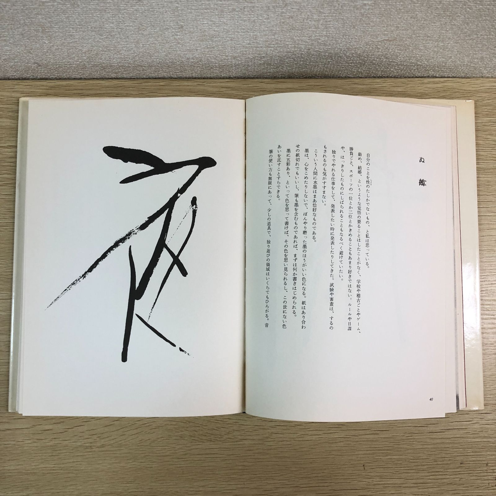 書道】篠田桃紅『いろは四十八文字』☆希少本／美術書・書道資料