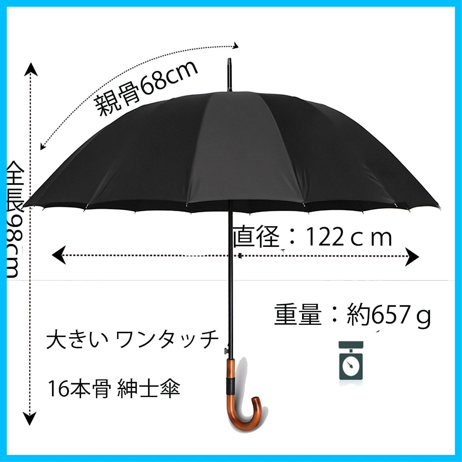 テフロン加工傘 丈夫